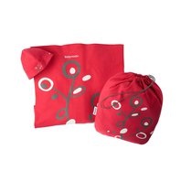 Šátek na nošení miminka s čepičkou a taškou - červený