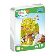 Vertikální okenní puzzle, 24 dílků, Zpívání na dvorku