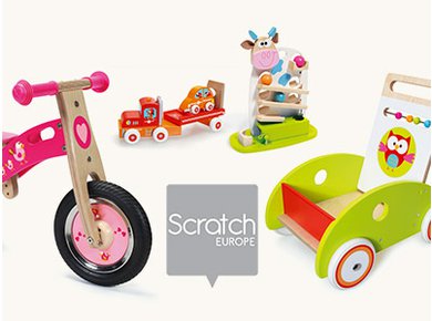 SCRATCH dřevěné hračky, hry a dětský nábytek